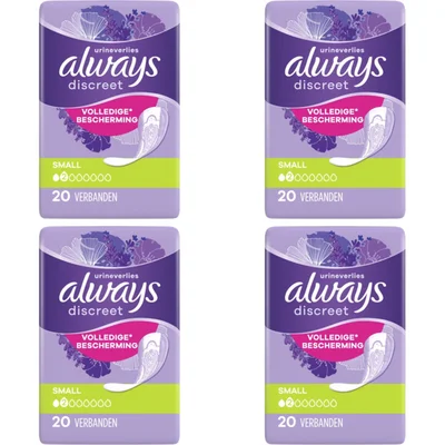 Always Discreet verband voor urineverlies 4pack