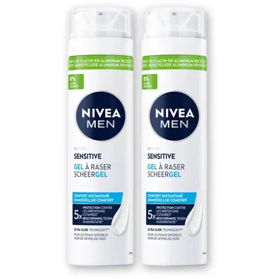 NIVEA Men sensitive scheergel 2-pack