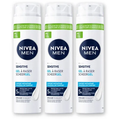 NIVEA Men sensitive scheergel 3-pack