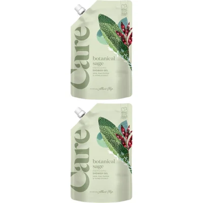 Care Botanical sage shower gel refill 2-pack
