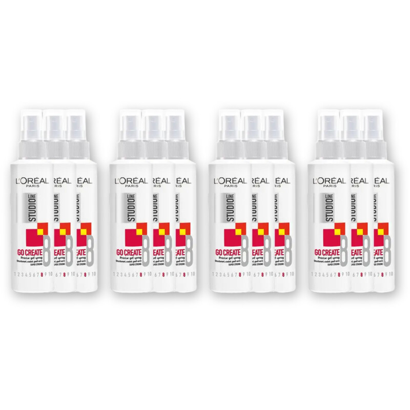Studio Line Go create gelspray super strong 4-pack