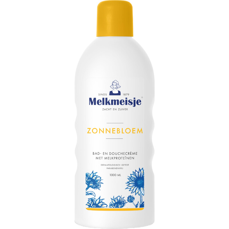 Melkmeisje Zonnebloem/melk bad & douche