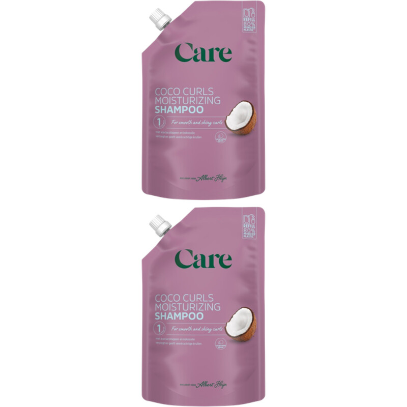 Care Coco curls moist shampoo refill 2-pack