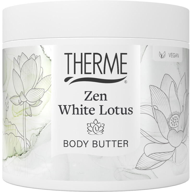 Therme Zen white lotus body butter
