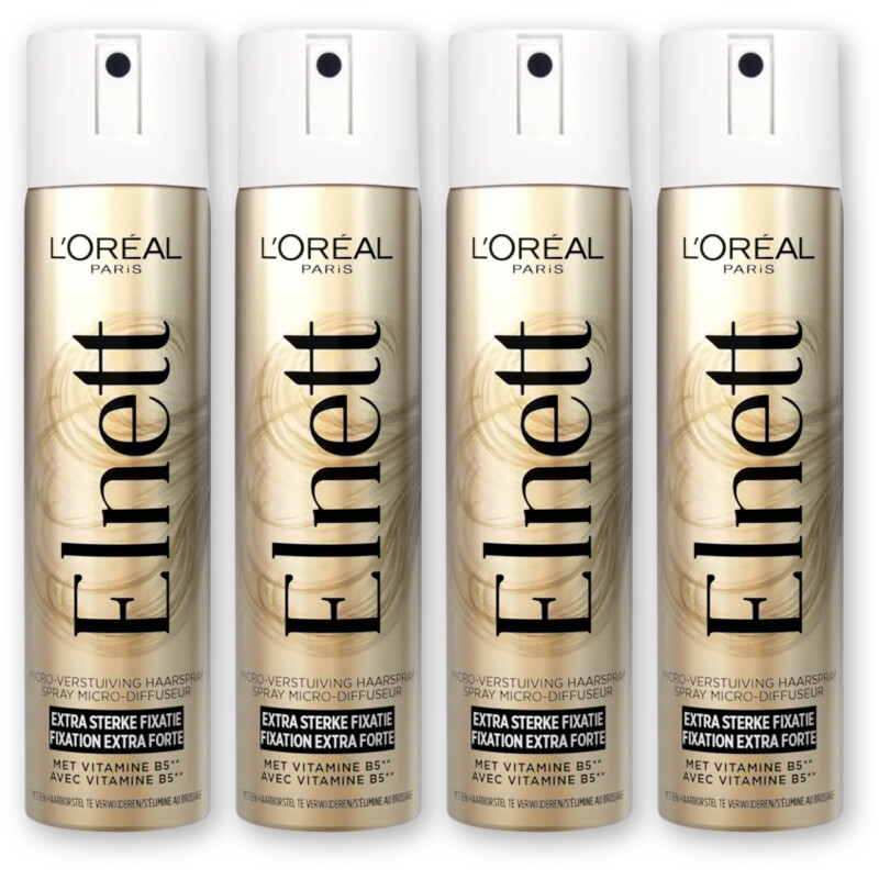 Elnett Haarlak extra sterk 4-pack