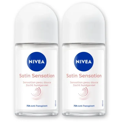 NIVEA Satin sensation anti transpirant rol 2pk
