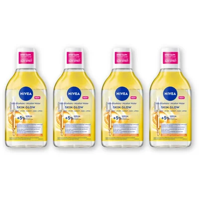 NIVEA Skin glow micellair water 4-pack