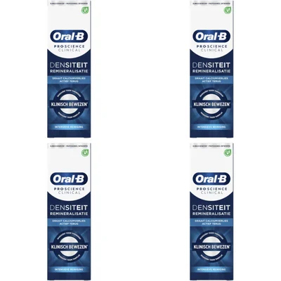 Oral-B Density linical tandpasta 4-pack
