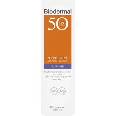 Biodermal Zonnecremé voor het gezicht spf50+