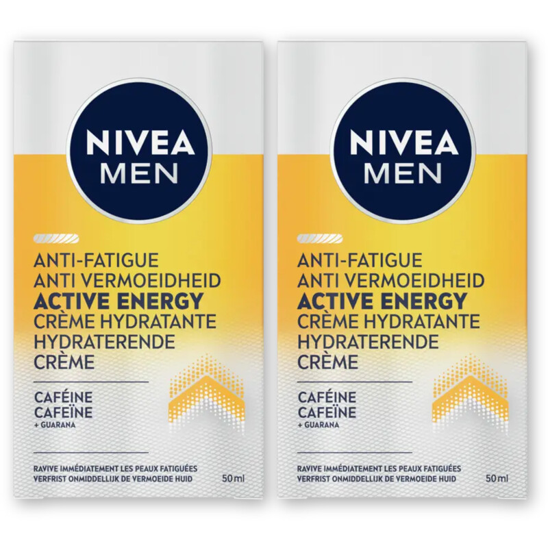 NIVEA Men active energy gezichtscreme 2-pack