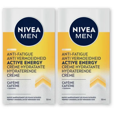 NIVEA Men active energy gezichtscreme 2-pack