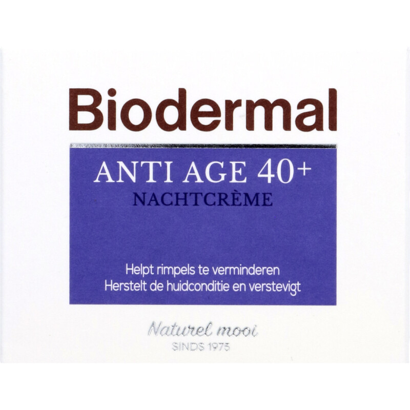 Biodermal Anti-age 40+ nachtcrème
