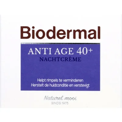 Biodermal Anti-age 40+ nachtcrème