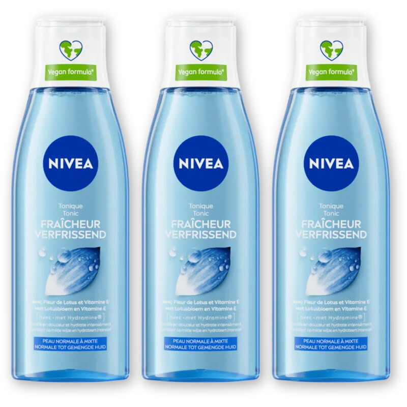 NIVEA Verfrissende tonic met vitamine E 3-pack