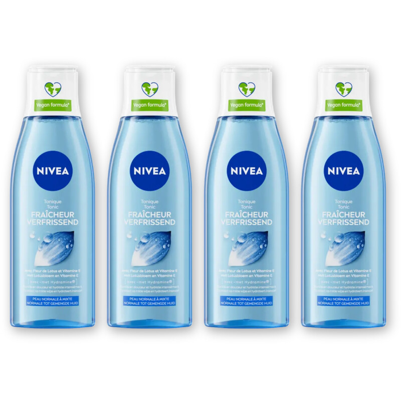 NIVEA Verfrissende tonic met vitamine E 4-pack