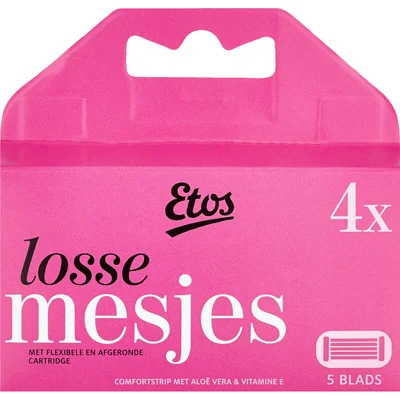 Etos Dames scheermesjes navulling 5-blads