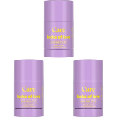 Care Locks of love hair wax stick 3-pack