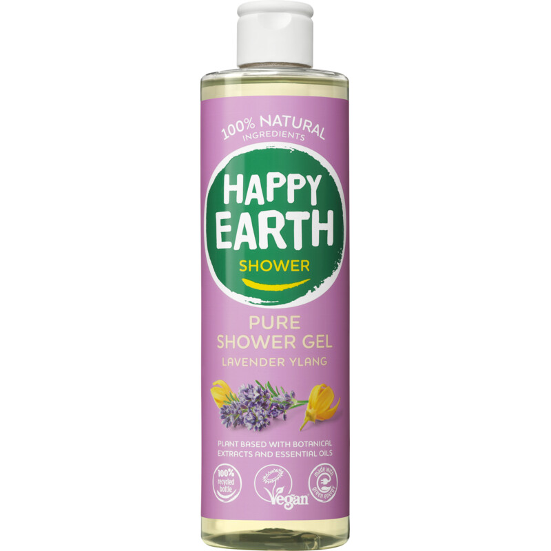 Happy Earth Pure shower gel lavender ylang