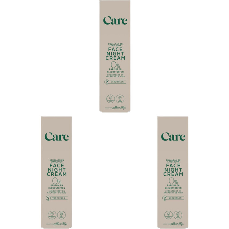 Care Face night cream 3-pack