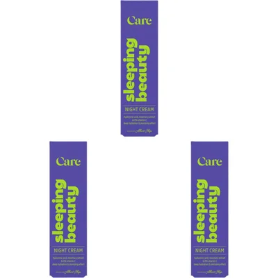 Care sleeping beauty night cream 3-pack