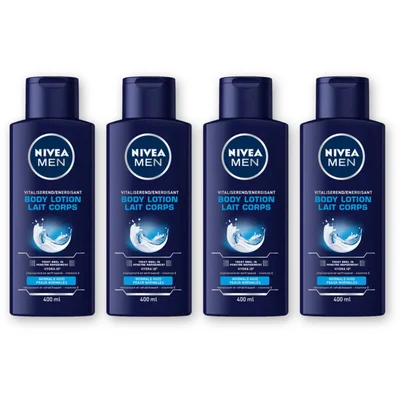 NIVEA Men vitaliserende body lotion 4-pack