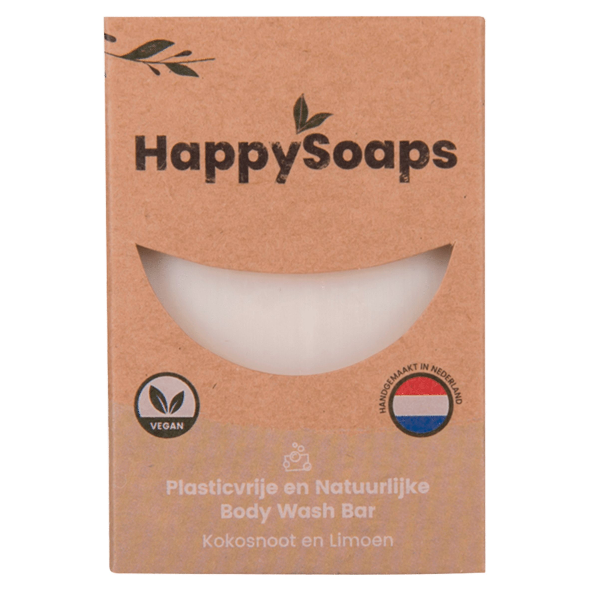 HappySoaps Happy body bar kokosnoot & limoen