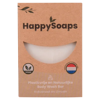 HappySoaps Happy body bar kokosnoot & limoen