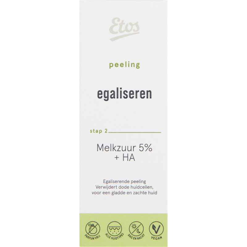 Etos Melkzuur 5% + HA peeling exfoliant