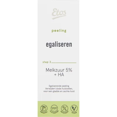 Etos Melkzuur 5% + HA peeling exfoliant