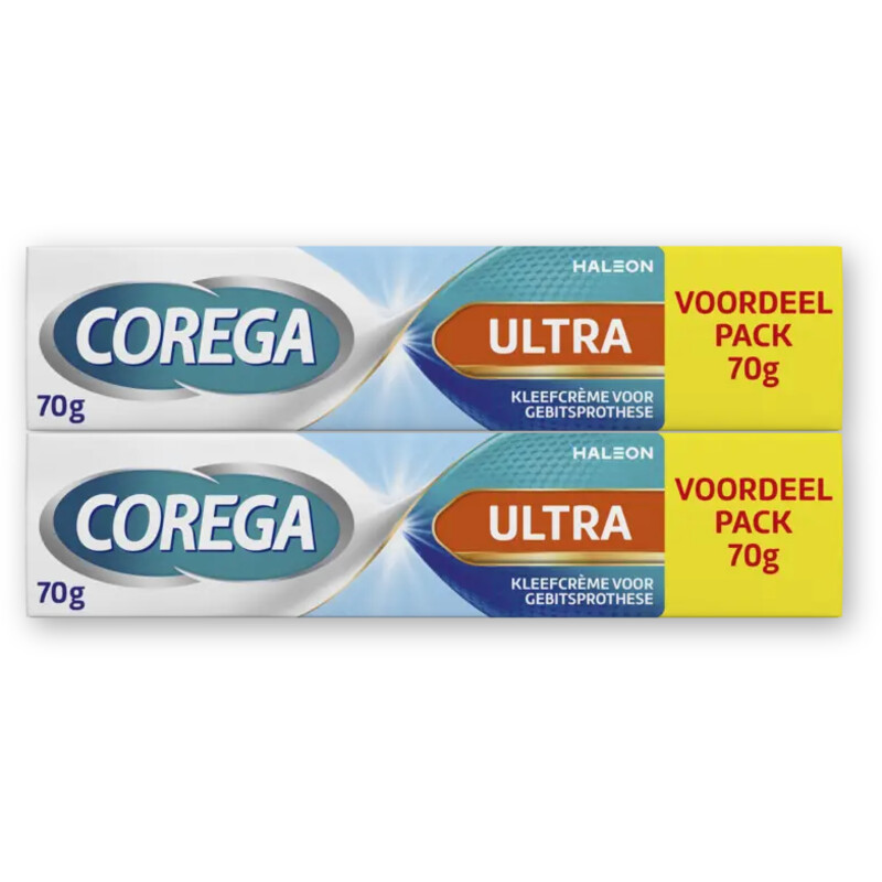 Corega Ultra kleefcreme gebitsprothese vrdl 2pk