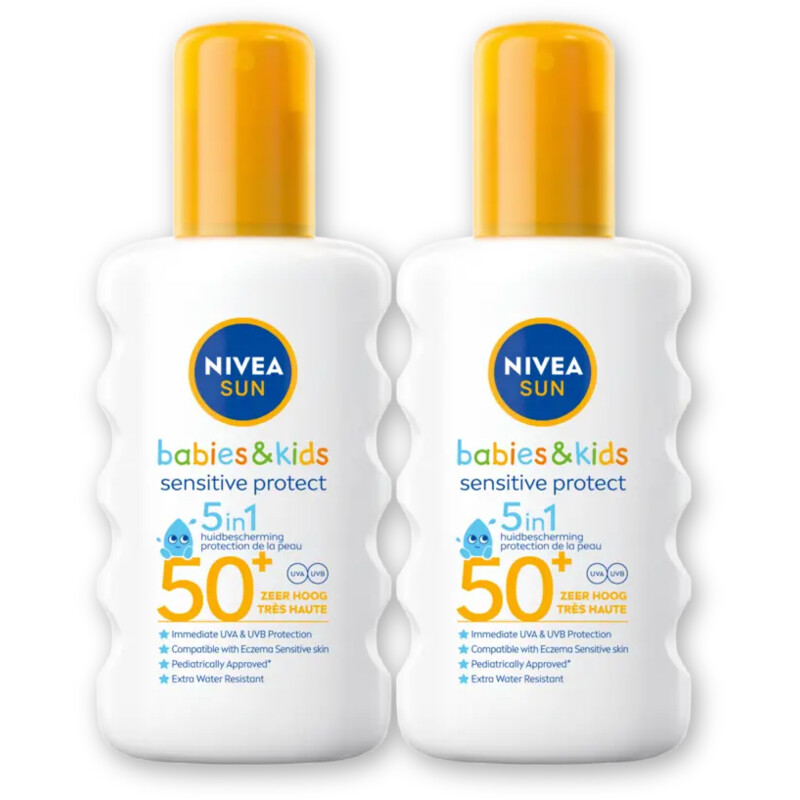 Nivea Sun Babies&kids 5in1 spray spf50+ 2-pack