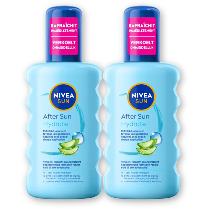 Nivea Sun Aftersun hydrate spray 2-pack