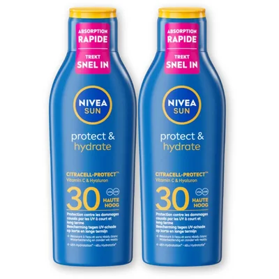 Nivea Sun Protect hydrate zonnecrÃ¨me spf30 2-pack