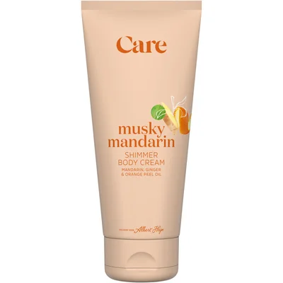 Care Musky mandarin shimmer body cream