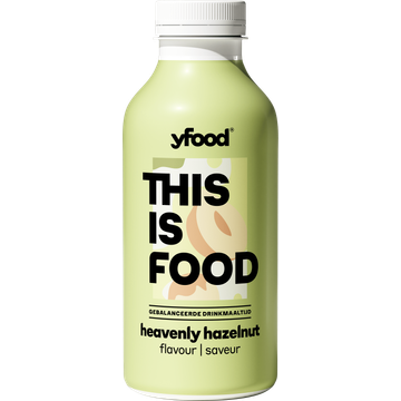 Yfood This is food drinkmaaltijd hazelnut