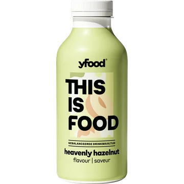 Yfood This is food drinkmaaltijd hazelnut