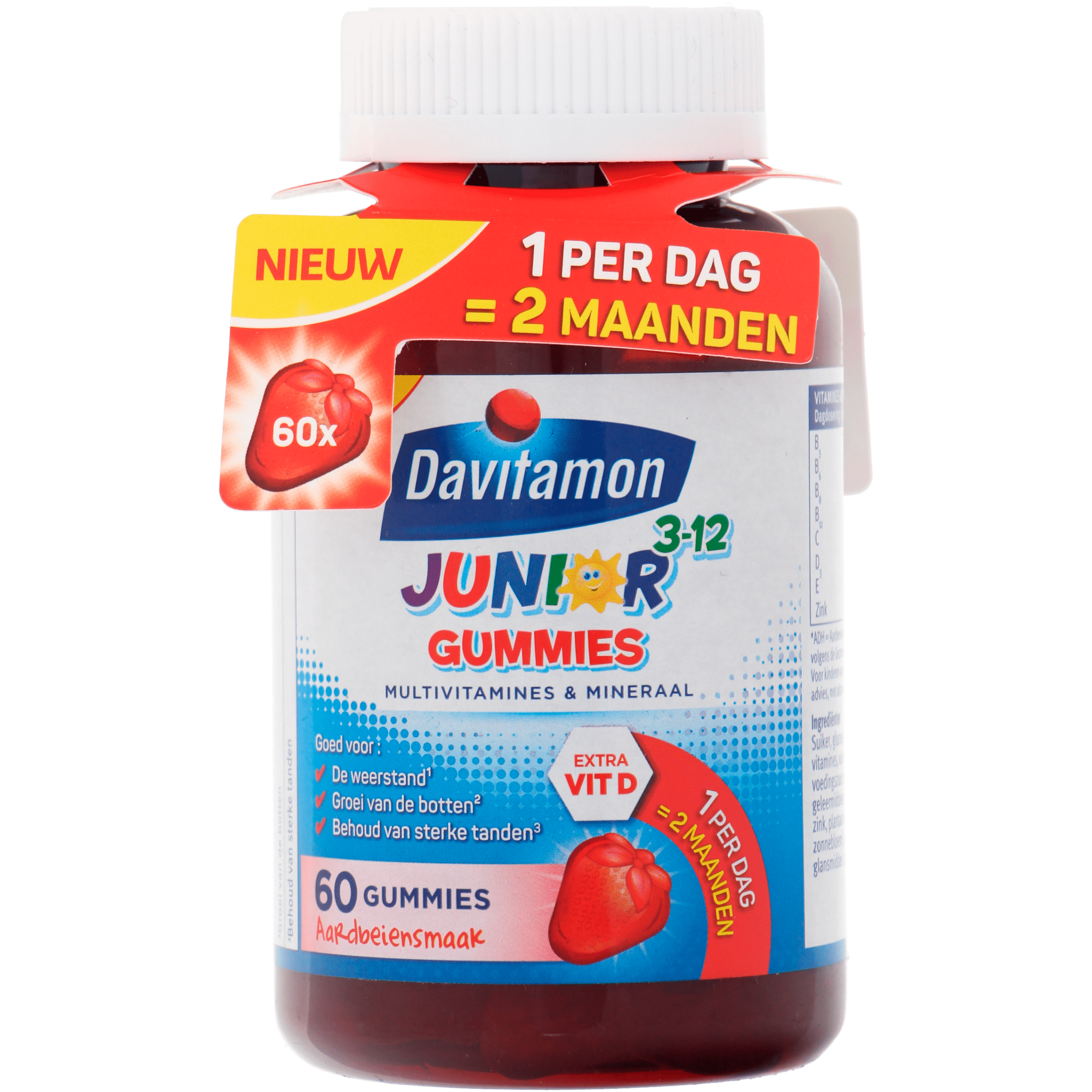 Davitamon Junior kauwvitamines 3-12 jaar