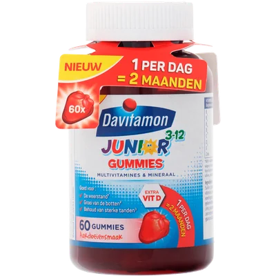 Davitamon Junior kauwvitamines 3-12 jaar