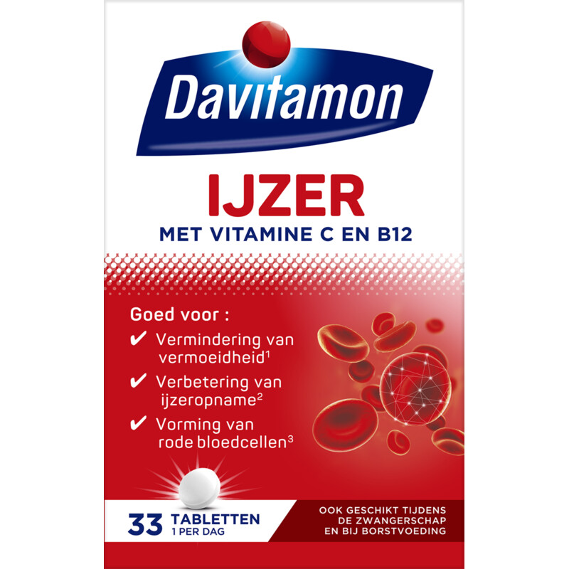 Davitamon IJzer met vitamine C en B12