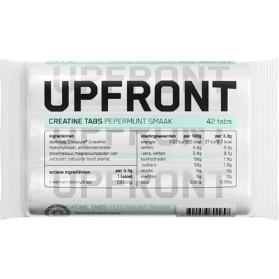 Upfront Creatine tabs pepermunt smaak