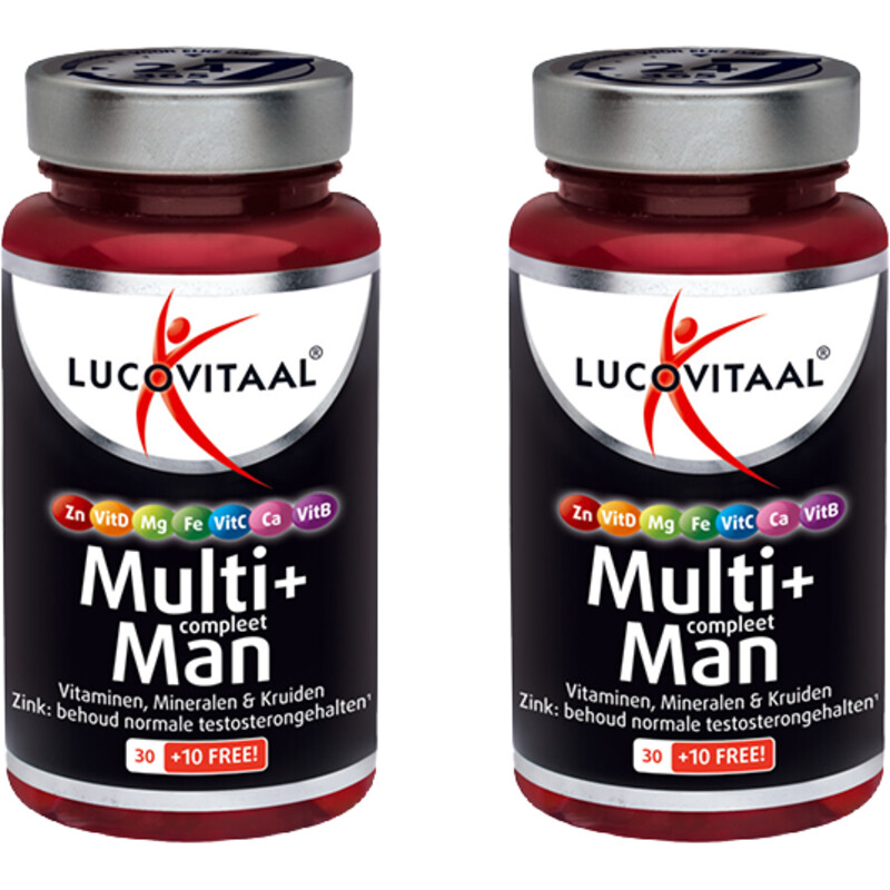 Lucovitaal Multi+ compleet man 2-pack