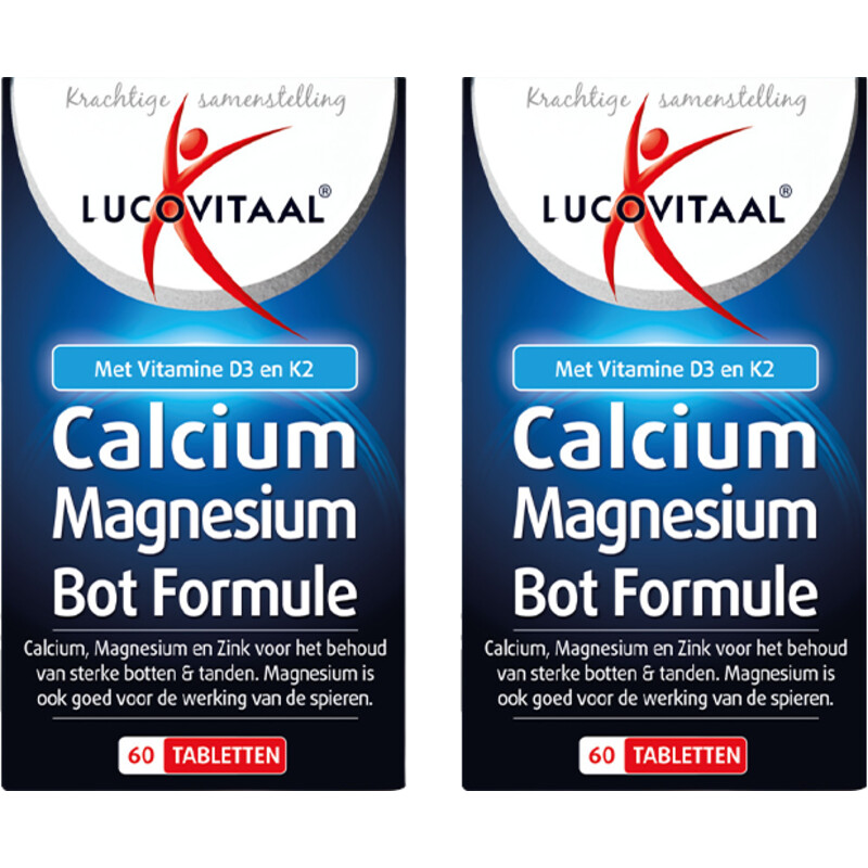 Lucovitaal Calcium magnesium bot tabletten 2-pack