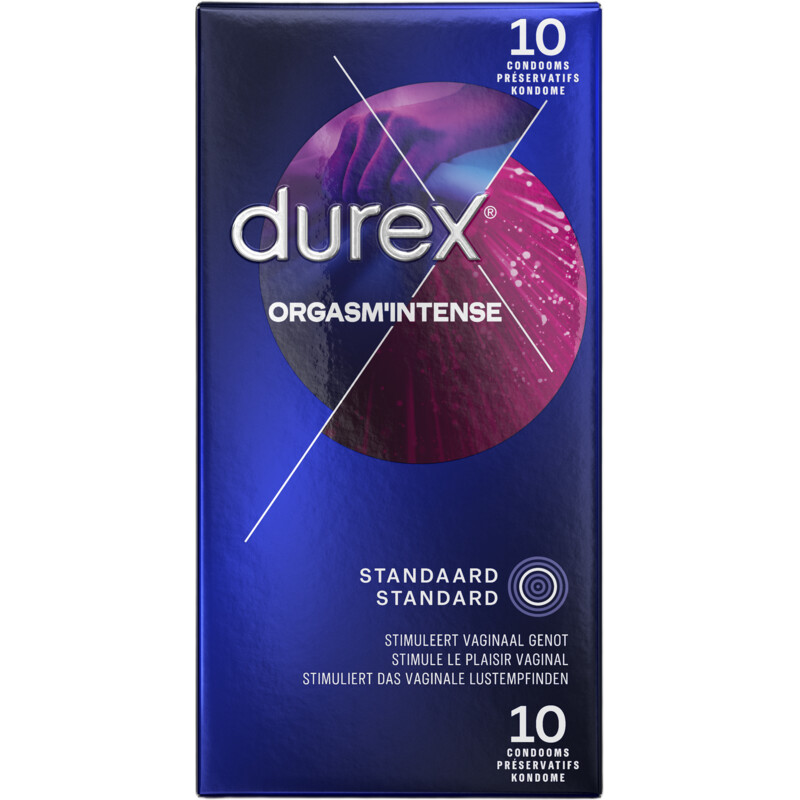 Durex Condooms orgasm intense met ribbels