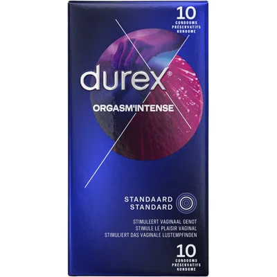Durex Condooms orgasm intense met ribbels