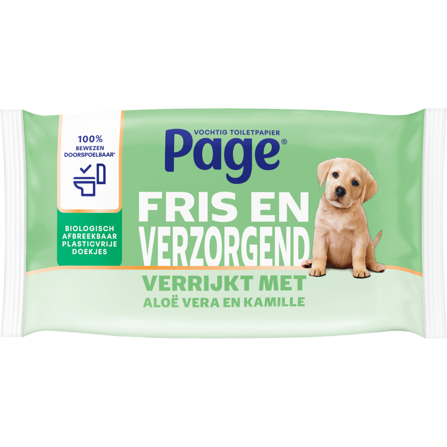 Page Aloe vera vochtig toiletpapier