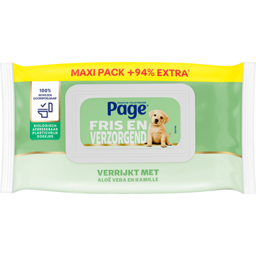 Page Aloë vera vochtig toiletpapier