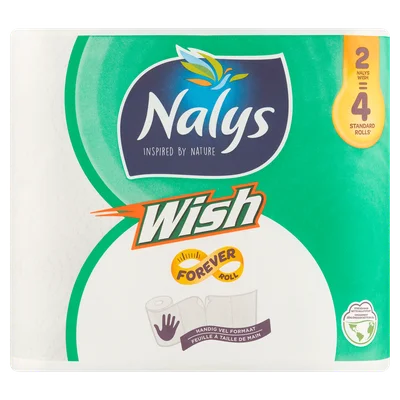 Nalys Wish dubbelrol keukenpapier 2-pack