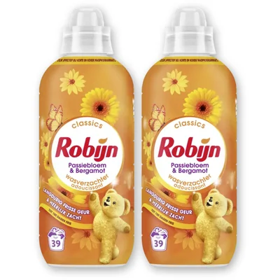 Robijn Wasverzachter passiebloem & berga 2-pack