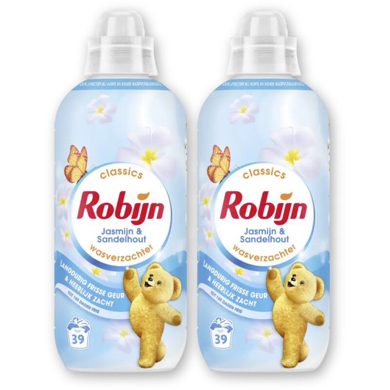 Robijn Wasverzachter jasmijn sandelhout 2-pack