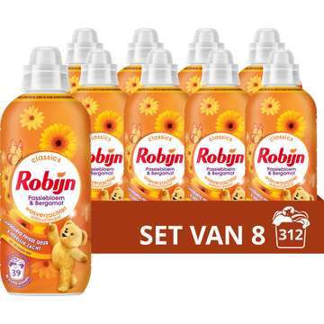 Robijn Wasverzachter passiebloem & berga 8-pack